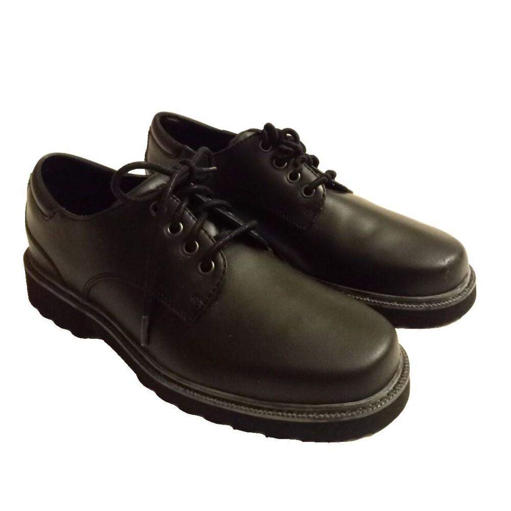 ROCKPORT  Black Leather Oxford - Hydroshield Size 8M NEW